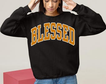 Blessed PNG, Fall Png, Autumn Season Png, Christian Thanksgiving Png, Fall Design, Cozy Season, Thankful Blessed digital download, Jesus Png