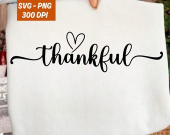 Grato Svg Png, Ringraziamento Png, Autunno PnG, Citazione del Ringraziamento Png, Cuore grato benedetto Svg, Minimalista corsivo scritto a mano Svg grato