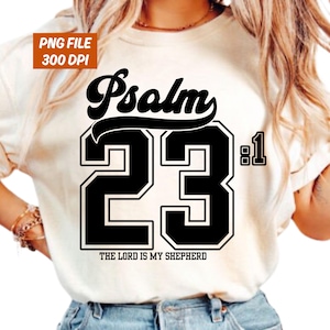 Psalm 23 PNG, The Lord Is My Shepherd PNG, Varsity Bible Verse Sublimation,Christian Sport Football PNG,Faith Jesus Worship Digital Download