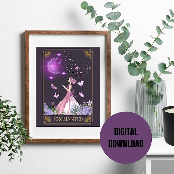Enchanted Tarot Card Printable Wallart | Taylor Swift | Speak Now Inspired