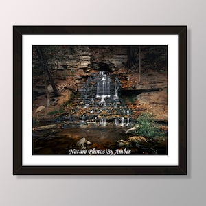 Waterfall photo print | giclee nature print | nature home decor
