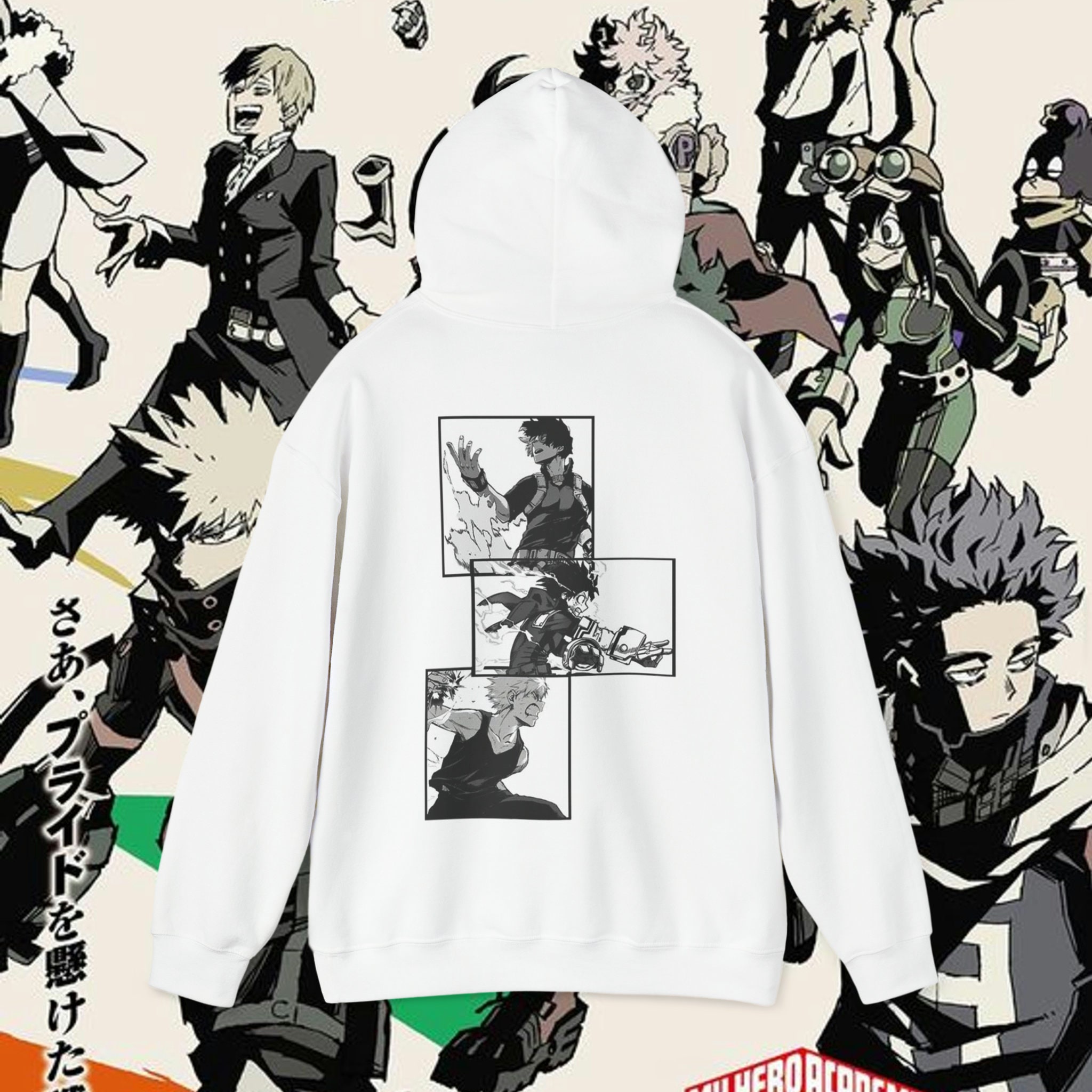 Sudadera héroes anime  Diseños TOP del anime ✓