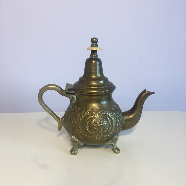 Brass Teapot Etsy
