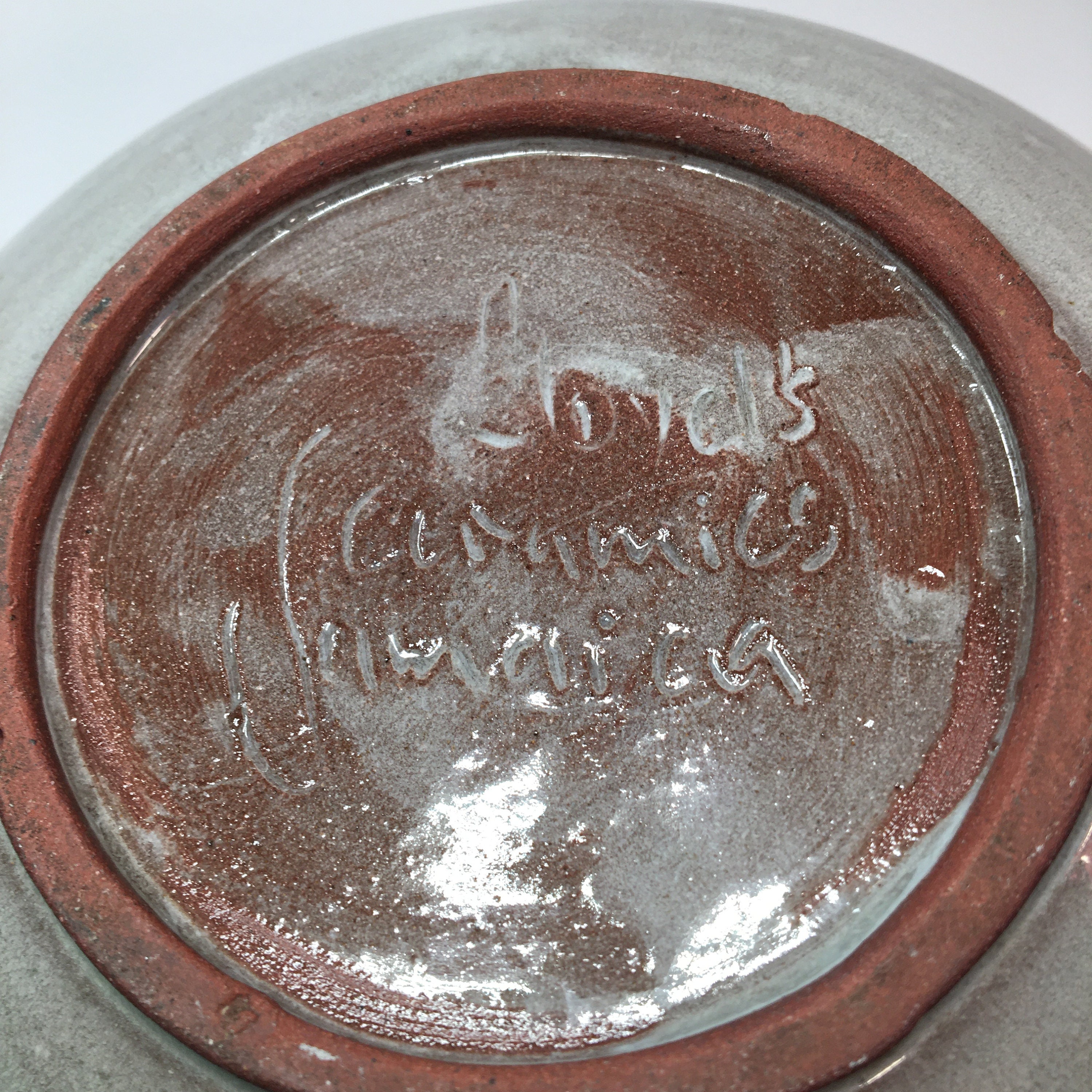 Vintage Lloyd's Ceramics Jamaica Large Authentic Jamaican Floral