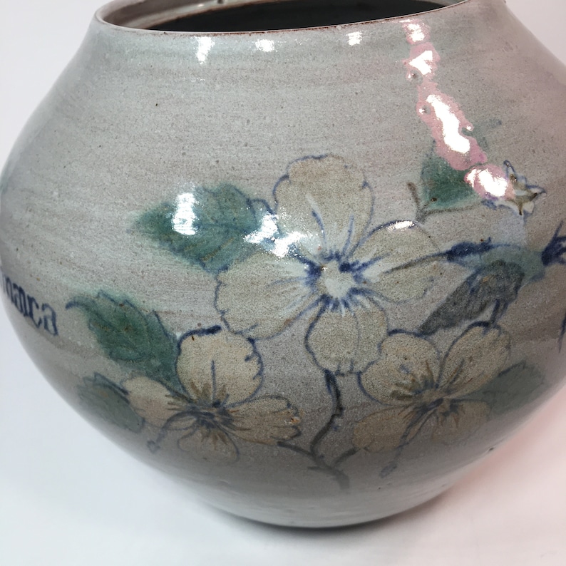 Vintage Lloyd's Ceramics Jamaica Large Authentic Jamaican Floral