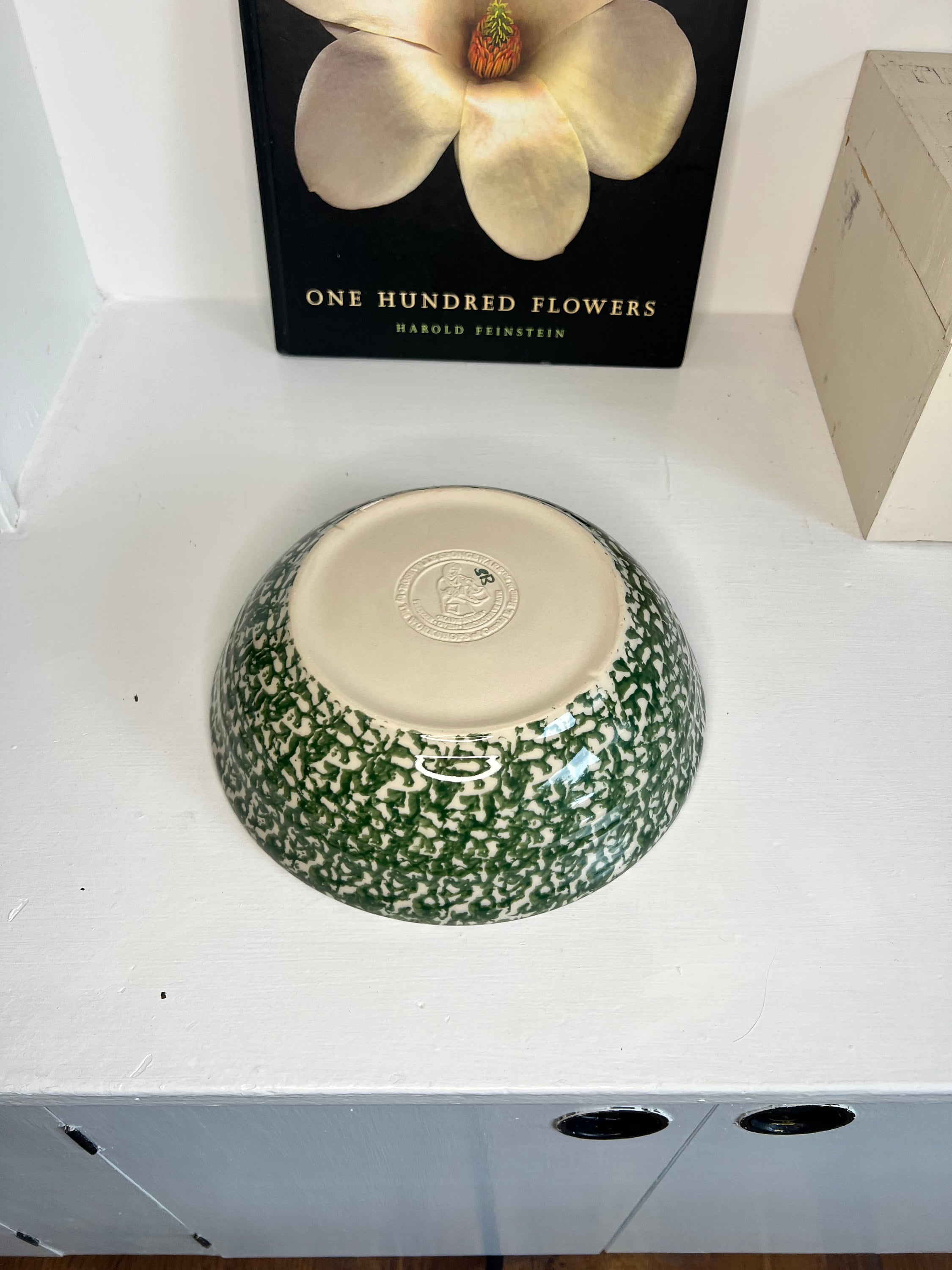 Vintage Henn Pottery 10 Serving Bowl Etsy