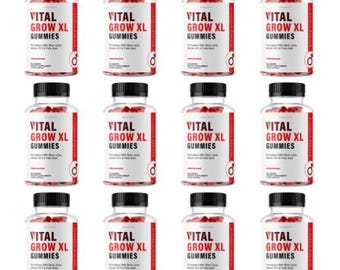 12 Bottle Vital Grow XL Gummies