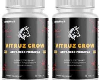 2 Pack- VITRUZ GROW- 60 Tablets