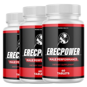 Paquete de 3 cápsulas Erecpower de 60 cápsulas