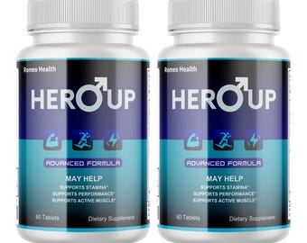 2 Pack- HERO UP- 60 Tablets