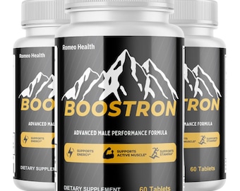 3 Pack- BOOSTRON- 60 Tablets