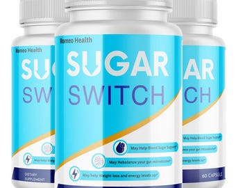 3 Pack- SUGAR SWITCH- 60 Capsules