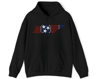 ASL Pixel Love Tennessee Unisex Heavy Blend Hooded Sweatshirt