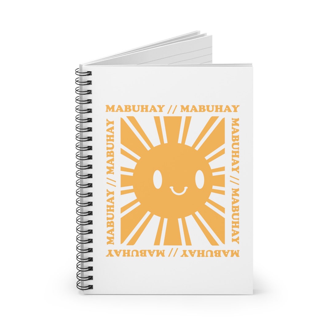 Philippine Filipino Sun Smile Mabuhay Tagalog Travel Gift Spiral