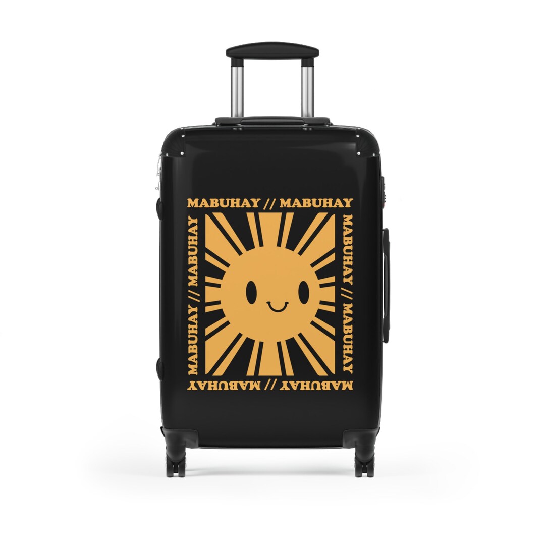 Philippine Filipino Sun Smile Mabuhay Tagalog Suitcase Travel Companion