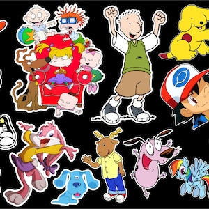 Retro 90s Tribute Contour Cut Vinyl Sticker Set for Hard Hats and More!