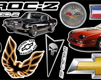 Chevy Vinyl Sticker Pack #1 - Perfect for Hard Hats and More!