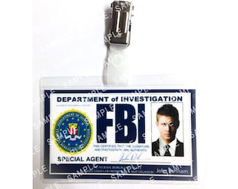 Dean Winchester FBI Special Agent Prop Replica Badge Novelty Costume Cosplay Comic Con Halloween
