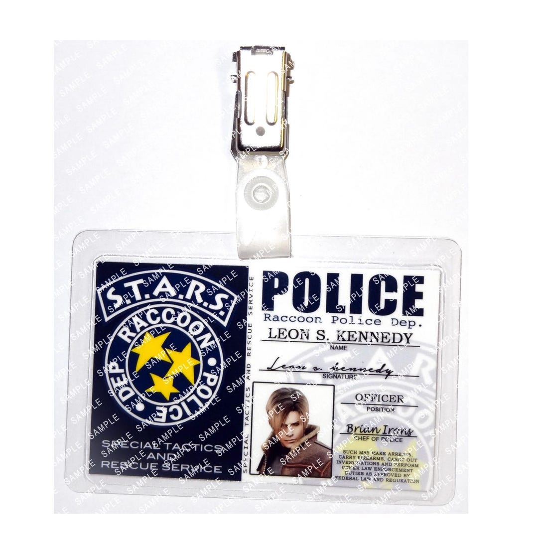 バイオハザード2 ポリスバッジ　レオン バイオハザード S.T.A.R.S. - レオン・S・ケネディ ラクーンシティ警察