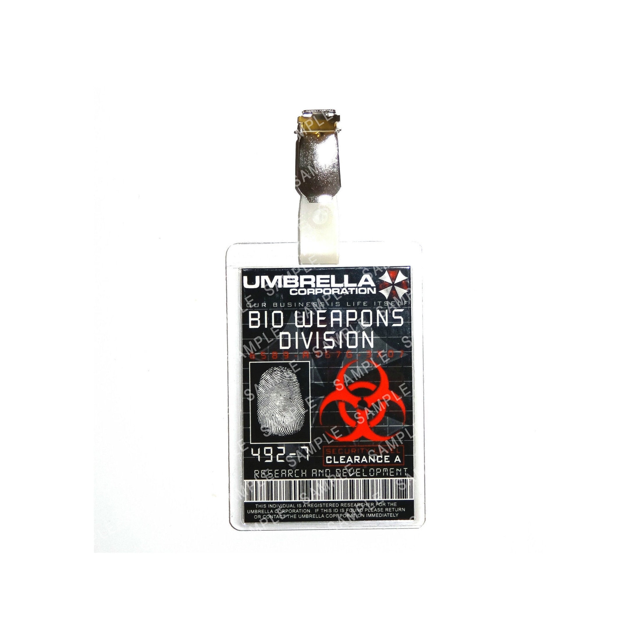 Resident Evil Umbrella Corporation - Bio Weapons Division Prop