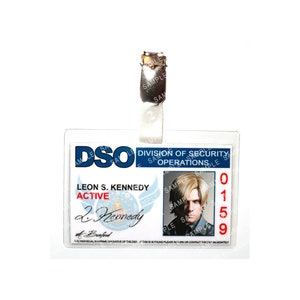 Resident Evil - DSO Leon S. Kennedy Division of Security Operations Prop Replica Badge Novelty Costume Cosplay Comic Con Halloween