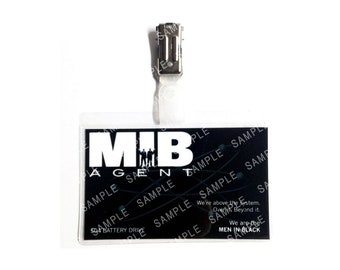 Men In Black Agent Prop Replica Badge Novelty Costume Cosplay Comic Con Halloween Stocking Gift