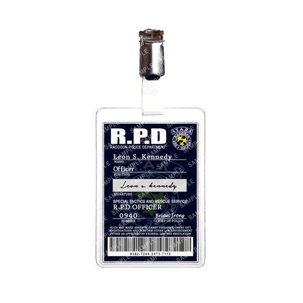 Leon Kennedy Cosplay Rpd - Etsy