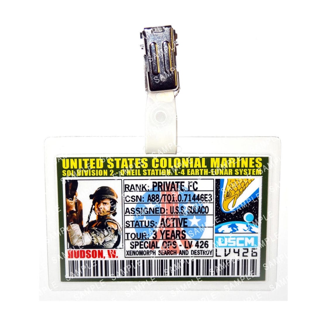 Aliens US Colonial Marines William L. Hudson Private FC Prop Replica ...