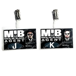 Men In Black-agent J & K Prop Replica Abzeichen Neuheit Kostüm Cosplay Comic Con Halloween Strumpf Geschenk