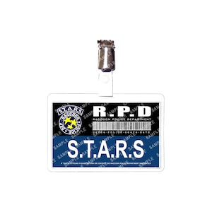 Resident Evil S.T.A.R.S. - S.T.A.R.S Raccoon Police Department R.P.D. Prop Replica Badge Novelty Costume Cosplay Comic Con Halloween