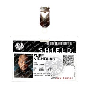 Agents of S.H.I.E.L.D. - Nicholas 'Nick' Fury Director Prop Replica Badge Novelty Costume Cosplay Comic Con Halloween