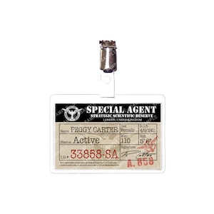 Agente Carter - Peggy Carter Plain Special Agent SSR Prop Replica Badge Novità Costume Cosplay Comic Con Halloween Calza Regalo