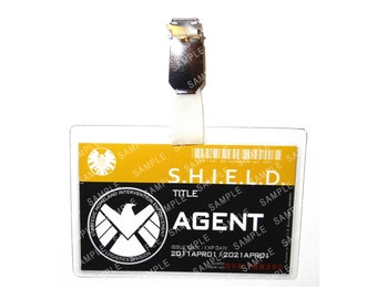 Marvel's Agents of Shield and Avengers ID Badges - Etsy
