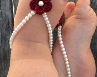 Custom Crochet Barefoot Sandals