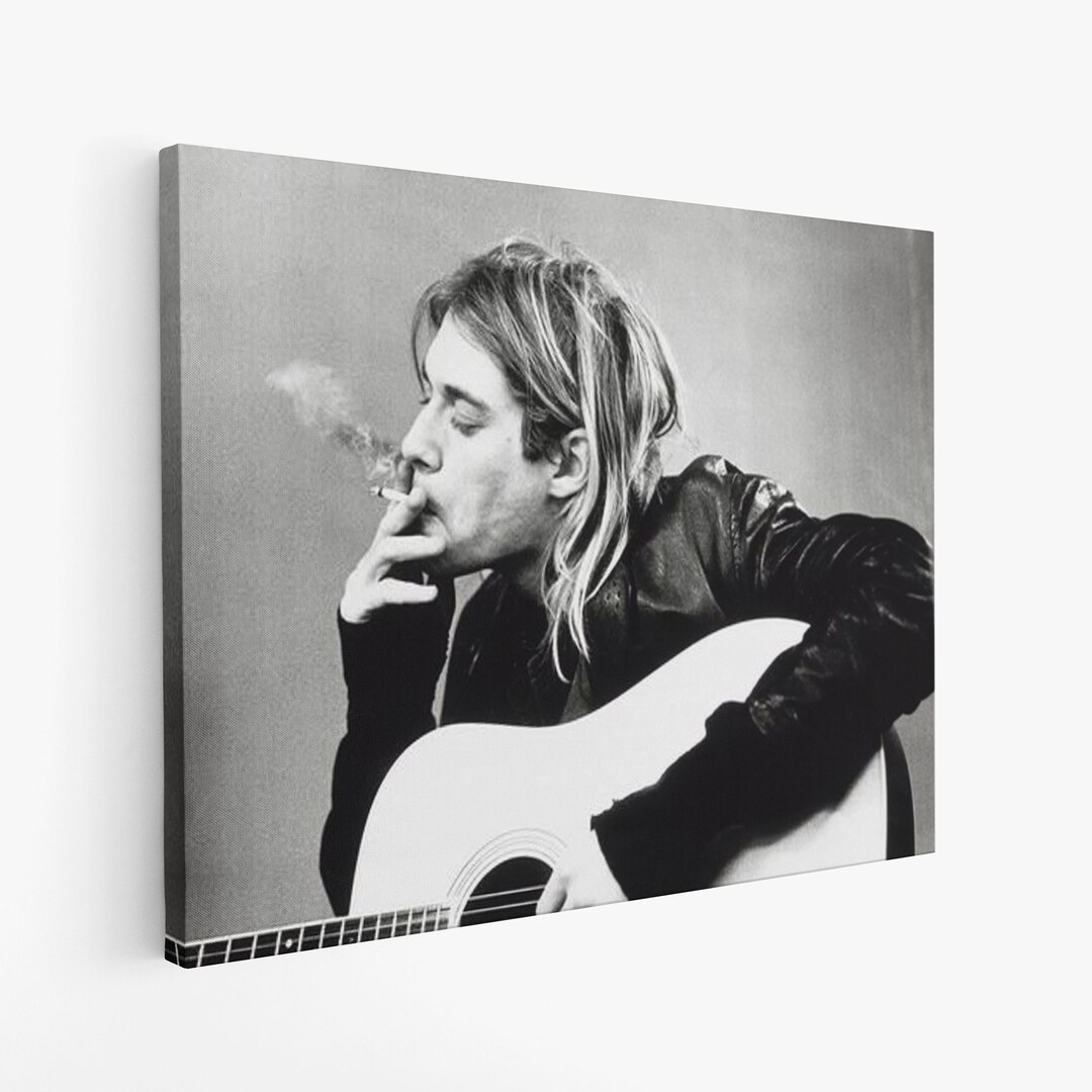 Kurt Cobain Wall Art Nirvana Poster Nirvana Wall Art Etsy