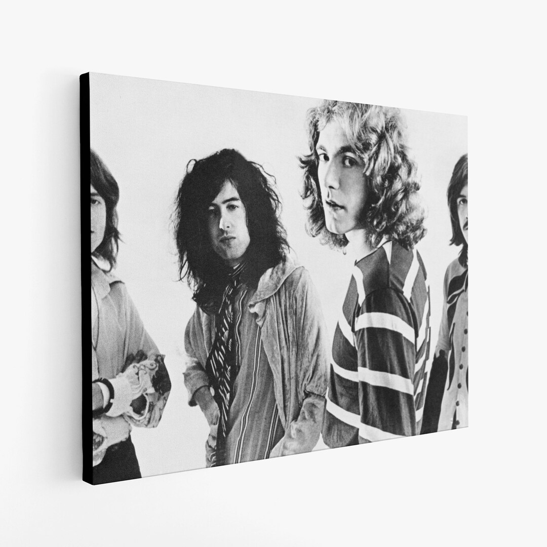 Led Zeppelin Poster Led Zeppelin Canvas Band Posters Rock and Roll Decor Concert Wall Art Large