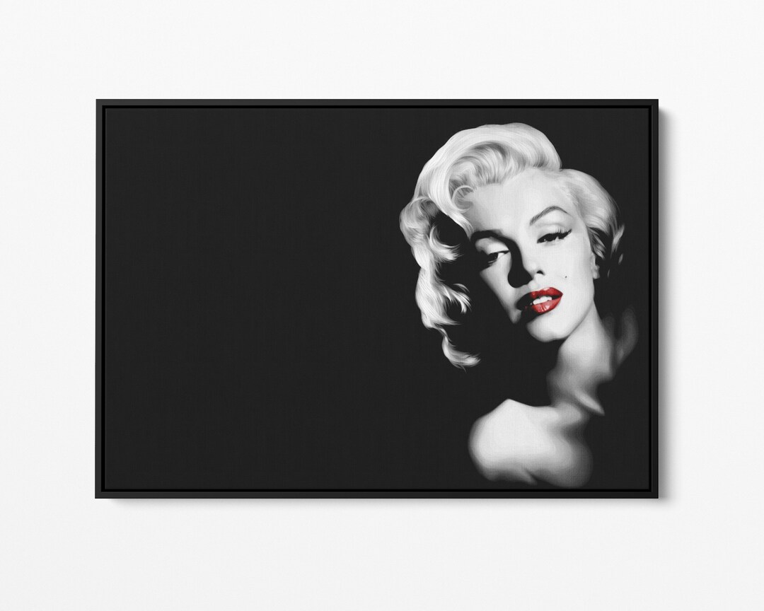 Marilyn Monroe Canvas Large Wall Art Marilyn Monroe Print - Etsy