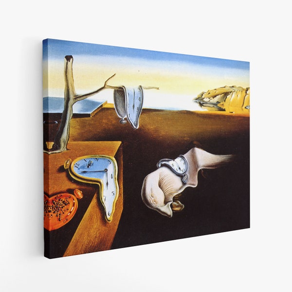 Salvador Dalí Persistence of Memory | Salvador Dalí Print | Salvador Dalí Poster | Salvador Dalí Canvas | Wall Decor | Various Sizes