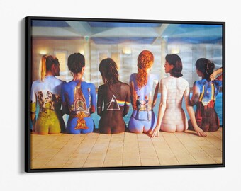 Pink Floyd Back Catalogue Wall Decor | Famous Art Print | Naked Woman Canvas Poster | Pink Floyd Music Canvas Poster | Back Catalogue Poster