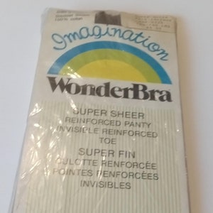 Pale Incense One Size Panty Hose Stocking WonderBra Imagination Nylon Vintage Pantyhose Hosiery Dead Stock Antique Stocking Christmas Gift