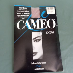 Cameo Panty Hose Stocking 70&#39;s Tall Pale Incense Vintage Pantyhose Hosiery Dead Stock Antique Stocking Stuffer Christmas Gift