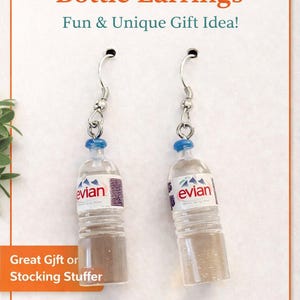 Evian Bottle Earring - Etsy