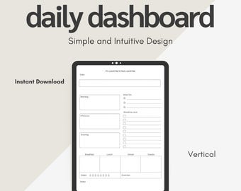 Planner giornaliero digitale minimalista, elenco delle cose da fare (download dell'inserto del planner)