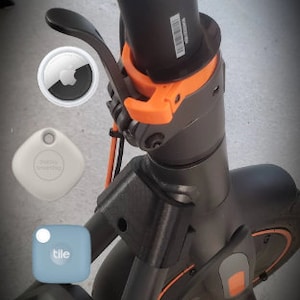 Airtag/Tilemate/SmartTag mount for Segway F-series Scooter (F20/F30/F35/F40/F2 Plus/D40X/D28/D38)