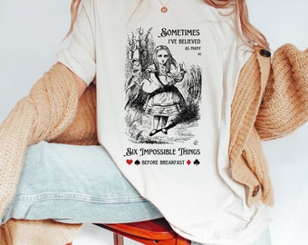 Alice in Wonderland T-shirt | Women's Cotton T-shirt