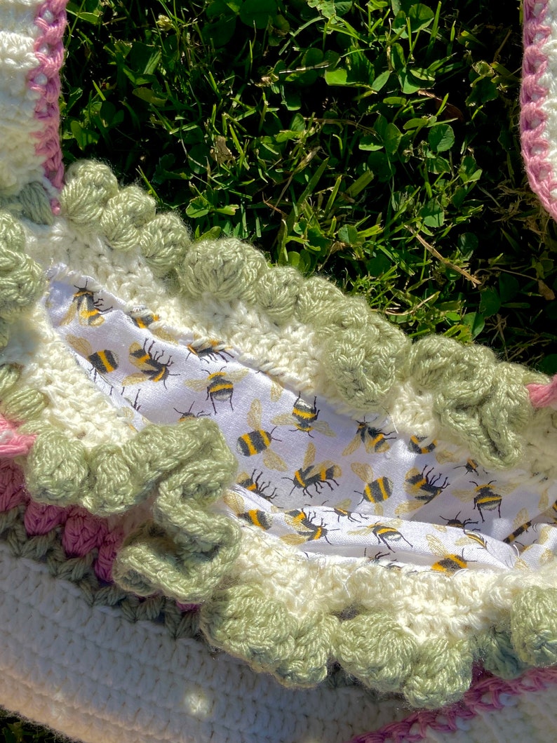 Crochet Tulip Handbag Etsy