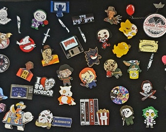 Horror pin badges
