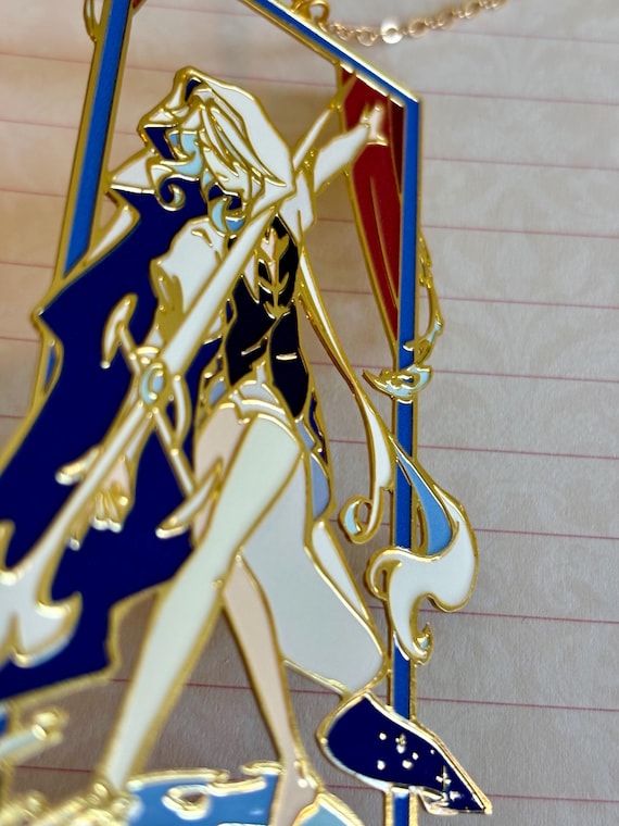 Furina Focalors Fontaine | Genshin Impact | Enamel Bookmark