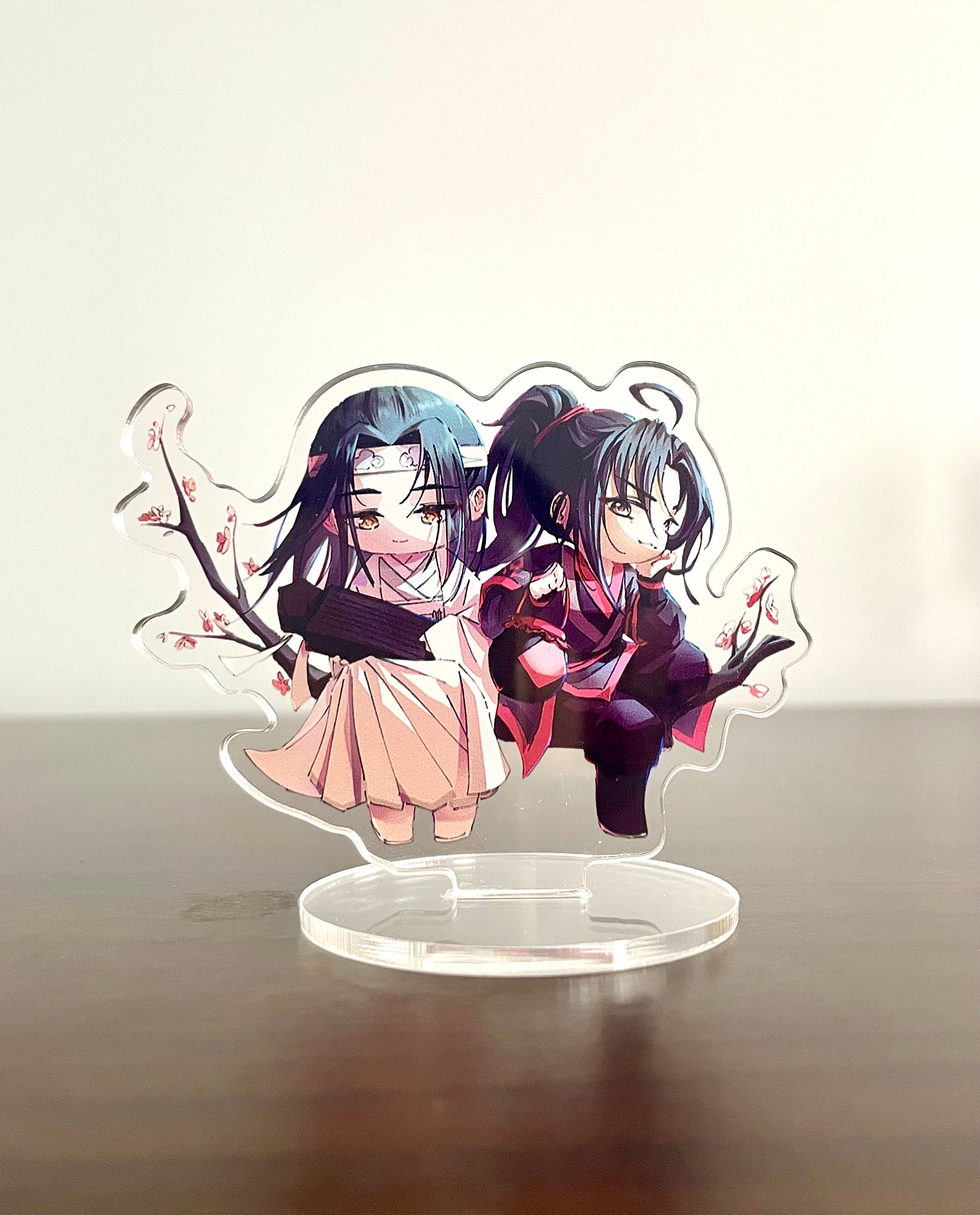 Cartoon Anime Acrylic Wei Wuxian Decoration Toys Lan WangJi two