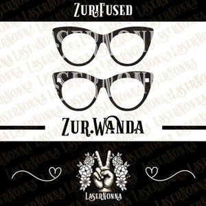 Zur.Wanda Fused | Zuri | Para okularów kompatybilna | Plik SVG